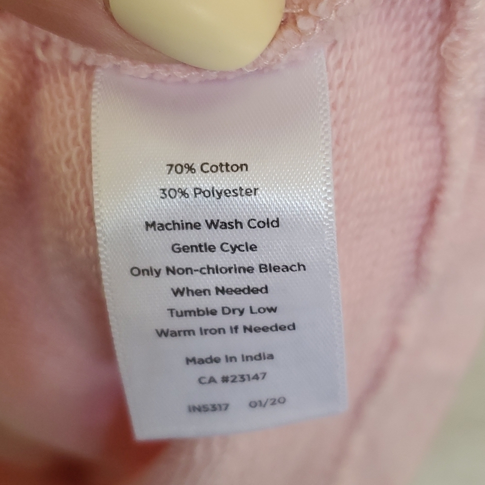 Talbots Petite Pink Heathered Sweatshirt Size Sm - Picture 4 of 4